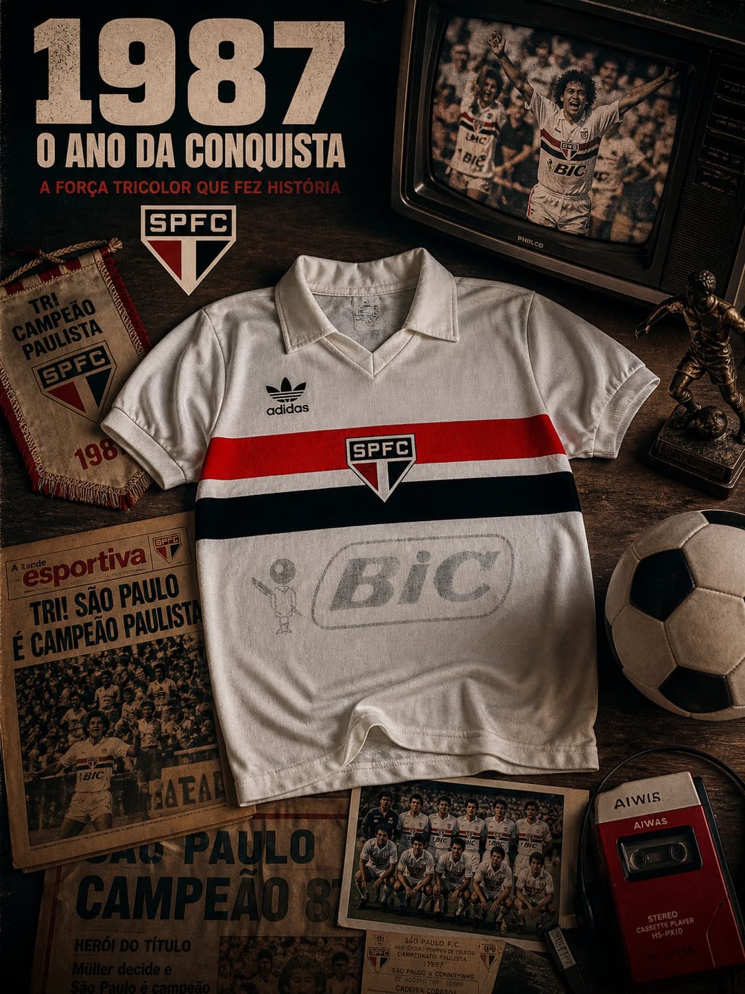 Camisa São Paulo FC x Adidas